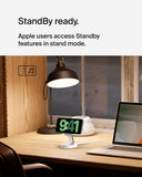 Belkin BoostCharge Pro Convertible Magnetic Wireless Charging Stand w/ Qi2 15W, PD Fast Charger, Adjustable Pad or Stand Mode, for iPhone 15/14/13/12 Pro Max Plus, S24/23 Ultra iOS & Android - White