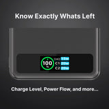 BMX SolidSafe™ 5K Magnetic Power Bank| Solid State Technology, Safe and Efficient, TSA Flight Approved, 15W/20W Wireless/Wired, USB-C Fast Charging, Info Display, Compact & Lightweight - Blue