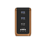 BMX GaNsta 100W Laptop World Charger | GaN Fast Charger, Pixel Display, Multi-Port USB-C Charging with Travel Adapters, for MacBook Pro/Air, Laptops, 2-in-1, Tablets, Smartphones, Headphones, Orange