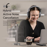 BUDDYPHONES Fokus+ Hybrid Anc Headset - Grey