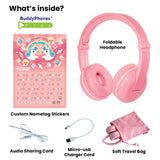 BuddyPhones - Play Wireless Bluetooth Headphones for Kids Pink