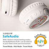 BUDDYPHONES PLAY Plus Wireless Bluetooth Headphones for Kids - Cool Blue