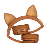 BUDDYPHONES PlayEars+ Bluetooth Wireless Headset - Superb Sound & Playful Animal Ears Design - Fox - Orange