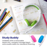 BUDDYPHONES School Plus Headphones - Blue