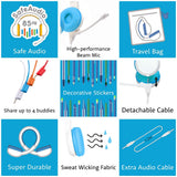 BUDDYPHONES School Plus Headphones - Blue