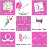 BUDDYPHONES School Plus Headphones - Pink
