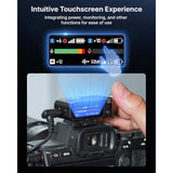 BOYA BOYAMIC 2 Wireless Microphones for iPhone 15-16/Android/PC/Camera, AI Noise Cancellation, 32-bit Float Internal Recording, AMOLED Touchscreen, 984ft 54h Battery with Charging Case(with Clip Mic)