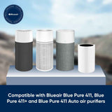 BLUEAIR Particle + Carbon Filter| Replacement Filter for Blue 3210/411/Joy S models, Removes 99.97% of Airborne Particles, Odor, Smoke, Easy Replacement, 6-12 months of use - White - 1pc (Copy)