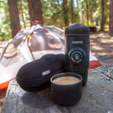 BUNDLE - Nanopresso Hand Powered Espresso Machine for Ground Coffee & Nanopresso Case