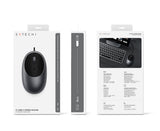 Satechi C1 USB-C Wired Mouse 1.5M| Lag-Free, Fast and Precise, No-Charging Wired Mouse, for Macbook Pro, Air, Laptops, Desktops, Tablets, Space Grey