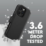 PANZERGLASS Care iPhone 16 Pro Two-In-One Wallet Case Feature Tango