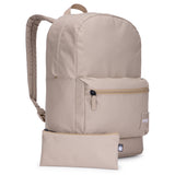Case Logic Commence Recycled Backpack 24L| 16 Inch Laptop Backpack with Tablet Storage and Campus Pockets, For Student and Professionals, Boulder Beige