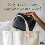 Case-mate Tough Sport Apple AirTag Case w/ Strap | Easily Insert or Remove AirTag, Scratch Protection for Apple AirTag | Sporty Strap Easily Loops to Bags, Purse, Kids - Blush