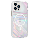 جراب CASE-MATE لهاتف iPhone 13 - تصميم فقاعي مع MagSafe ومضاد للميكروبات - متقزح الألوان