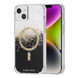 Case-mate Karat Case w/ Magsafe for Apple iPhone 14 Plus 2022 6.7" - 10-Ft Drop tection w/ Micropel Antimicrobial Layer 1-Pc Construction, Built-in Magnet for Magsafe Wireless Charging - Onyx