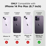 Case-mate Blox Case for Apple iPhone 14 Pro Max 2022 6.7" - 10-Ft Drop Protection w/ Micropel Antimicrobial Layer 1-Pc Construction, Built-in Magnet for Magsafe Wireless Charging - Clear