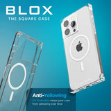 Case-mate Blox Case for Apple iPhone 14 Pro Max 2022 6.7" - 10-Ft Drop Protection w/ Micropel Antimicrobial Layer 1-Pc Construction, Built-in Magnet for Magsafe Wireless Charging - Clear