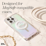 مقبض CASE-MATE ذو الحلقة المغناطيسية متوافق مع MagSafe - أبيض لامع