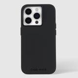 Case-mate Silicone Case w/ Magsafe for Apple iPhone 15 Pro 2023 6.1"| 12-Ft Drop Protection w/ Anti-Scratch Coating, AntiMicrobial Layer, Raised Edges, Soft Texture, Wireless Charging- Black