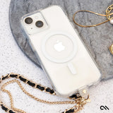 Case-mate Tough Case w/ Magsafe for Apple iPhone 15 Plus 2023 6.7"| 12-Ft Drop Protection w/ Anti-Scratch Coating, AntiMicrobial Layer, Anti-Yellowing, Raised Edges, Wireless Charging- Clear