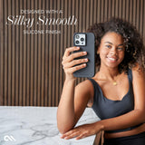 Case-mate Silicone Case w/ Magsafe for Apple iPhone 15 Pro Max 2023 6.7"| 12-Ft Drop Protection w/ Anti-Scratch Coating, AntiMicrobial Layer, Raised Edges, Soft Texture, Wireless Charging- Black
