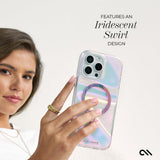 Case-mate Soap Bubble Case w/ Magsafe for Apple iPhone 16 Pro 6.3" 2024| 12-Ft Drop Protection w/ Anti-Scratch Anti Yellowing Coating, Raised Edges, Fashion Case, Wireless Charging - Iridiscent
