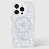 Case-mate Twinkle Case w/ Magsafe for Apple iPhone 16 Pro 6.3" 2024| 12-Ft Drop Protection w/ Anti-Scratch Anti Yellowing Coating, Raised Edges, Fashion Case, Wireless Charging - Silver