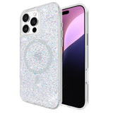 Case-mate Twinkle Case w/ Magsafe for Apple iPhone 16 Pro Max 6.9" 2024| 12-Ft Drop Protection w/ Anti-Scratch Anti Yellowing Coating, Raised Edges, Fashion Case, Wireless Charging - Silver