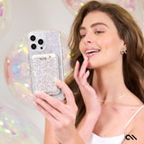 Case-mate Twinkle Case w/ Magsafe for Apple iPhone 16 Pro Max 6.9" 2024| 12-Ft Drop Protection w/ Anti-Scratch Anti Yellowing Coating, Raised Edges, Fashion Case, Wireless Charging - Silver