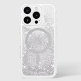 غطاء حماية CASE-MATE لهاتف iPhone 16 Pro بتقنية Waterfall Magsafe، فضي اللون