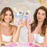 غطاء حماية CASE-MATE لهاتف iPhone 16 Pro Max بتقنية Waterfall Magsafe، فضي اللون