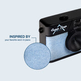 Camp Snap V105 Screen-Free Digital Camera | 8MP Point-and-Shoot Vintage Style, LED Flash, Rechargeable Battery, 500 Photos per charge, Includes 4GB Micro SD Card, for Kids and Adults, Denim