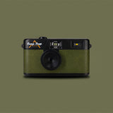 Camp Snap V105 Screen-Free Digital Camera | 8MP Point-and-Shoot Vintage Style, LED Flash, Rechargeable Battery, 500 Photos per charge, Includes 4GB Micro SD Card, for Kids and Adults, Forest Green