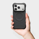 CASETiFY iPhone 18 Pro Max The Ripple Case | MagSafe Compatible, 6.6-Ft Drop Protection, Premium Soft-Touch Silicone, Anti-Static Coating, Raised Screen & Camera Edges, Slim Grip - Black