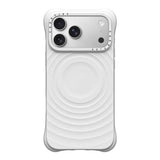 CASETiFY iPhone 18 Pro Max The Ripple Case | MagSafe Compatible, 6.6-Ft Drop Protection, Premium Soft-Touch Silicone, Anti-Static Coating, Raised Screen & Camera Edges, Slim Grip - White