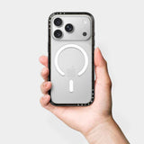 CASETiFY iPhone 18 Pro Max Compact Case | MagSafe Compatible, 4-Ft Drop Protection, 2x Military Grade, Slim Lightweight Case, Raised Bezel & Camera Ring, Charm-Ready - Black Frame / Alpine Florals