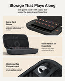 Belkin Gaming Charging Case| Portable Storage & Charging Solution for Nintendo Switch 2/Switch/Switch OLED up to 1.5x, Drop & Scratch Protection, Game Card Storage, Hidden AirTag Pocket - Charcoal