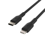 كابل BELKIN BoostCharge USB-C مع موصل Lightning بطول متر واحد - أسود