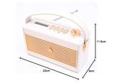 GPO Darcy Portable Analogue Radio Cream