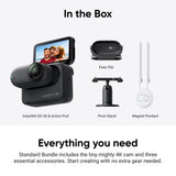 Insta360 GO 3S 4K Wide-Angle Action Camera Midnight Black