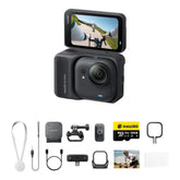 Insta360 GO Ultra Premium Cycling Bundle Midnight Black - Tiny 4K Cam, Lightweight & Portable, Low Light Excellence, Mount Anywhere, FlowState Stabilization, 200 Min Battery Life
