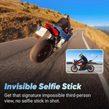 كاميرا Insta360 X4 للدراجات النارية، كاميرا حركة 8K بزاوية 360 درجة، مقاومة للماء