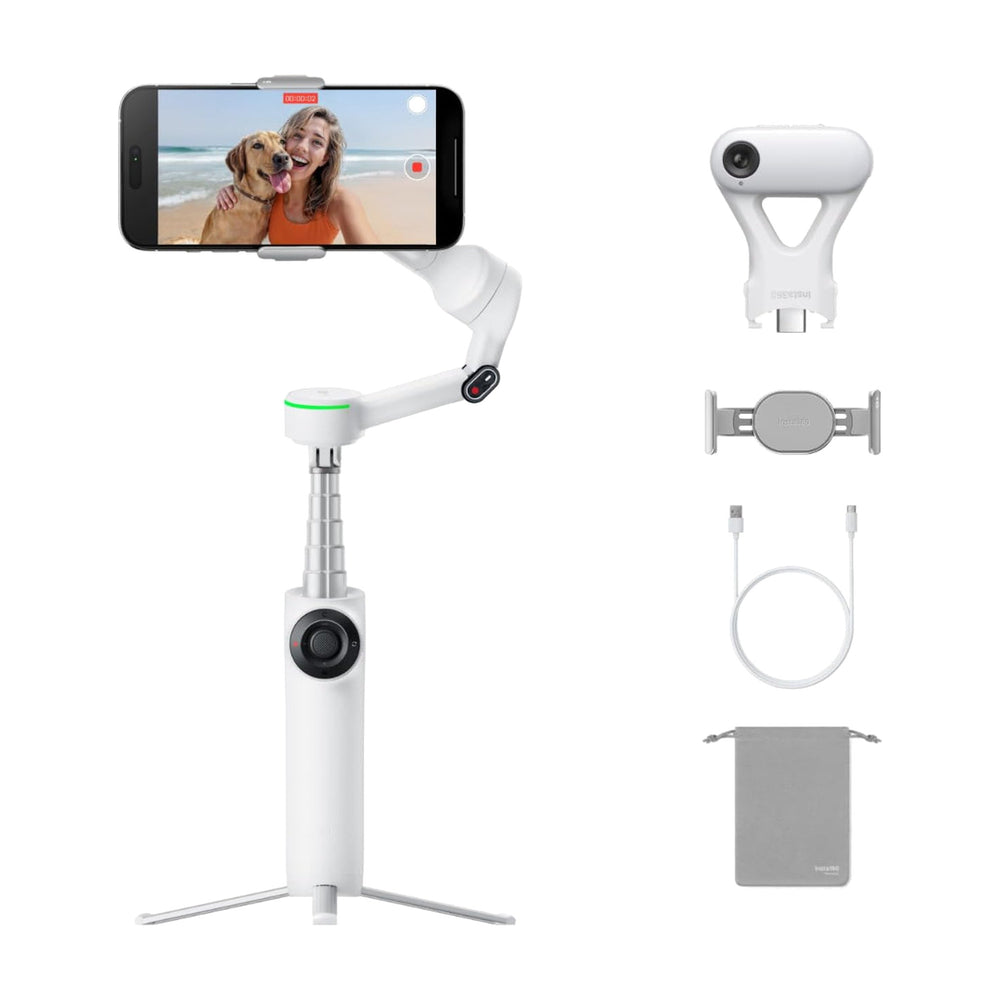 Insta360 Flow 2 Pro Gimbal — AI Tracker Bundle