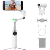 Insta360 Flow 2 Pro Gimbal — AI Tracker Bundle (Summit White)