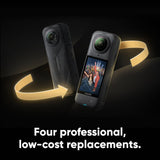 Insta360 FlexiCare 2 Year Plan for X5| Global Accidental Damage Protection, Free 2-Way Shipping, 4x Low-Cost Replacements & Professional Service within 2 years for Insta360 X5