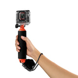 Insta360 Floating Hand Grip Stick in use in water
