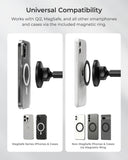 iOttie iTap 3 Magnetic Dashboard & Windshield Mount, MagSafe Compatible, N52 Magnets, Dashboard and Windshield Car Phone Holder, Black