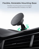 iOttie iTap 3 Magnetic Flush Mount, MagSafe Compatible Car Phone Holder, Dashboard Adhesive Mount, Black