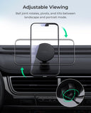 iOttie iTap 3 Magnetic Flush Mount, MagSafe Compatible Car Phone Holder, Dashboard Adhesive Mount, Black