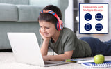 سماعات رأس KIDdesigns فوق الأذن بتصميم سبايدرمان